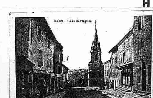 Ville de BOEN Carte postale ancienne