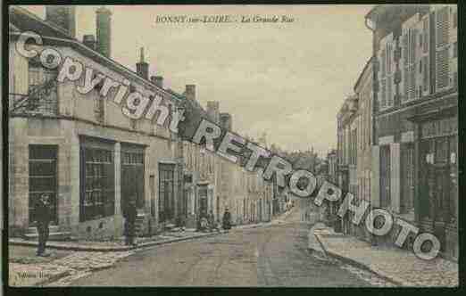 Ville de BONNYSURLOIRE Carte postale ancienne