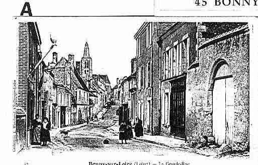 Ville de BONNYSURLOIRE Carte postale ancienne