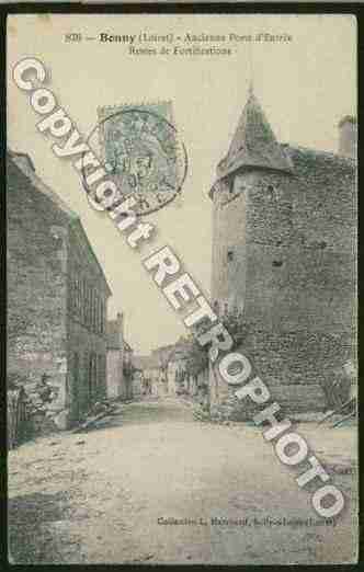 Ville de BONNYSURLOIRE Carte postale ancienne