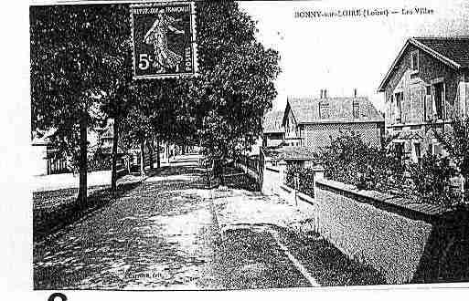 Ville de BONNYSURLOIRE Carte postale ancienne