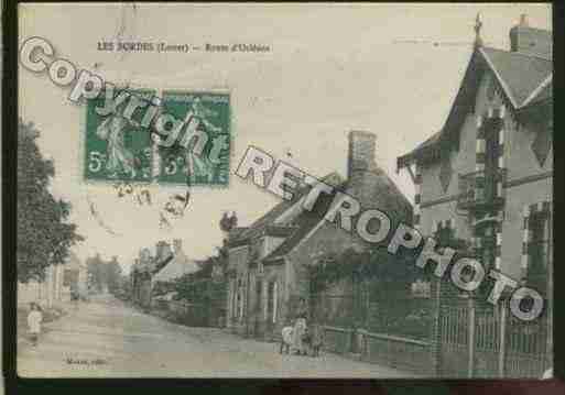 Ville de BORDES(LES) Carte postale ancienne