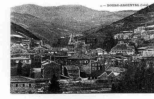 Ville de BOURGARGENTAL Carte postale ancienne