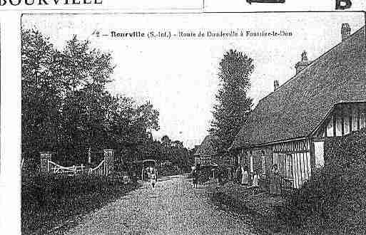 Ville de BOURVILLE Carte postale ancienne