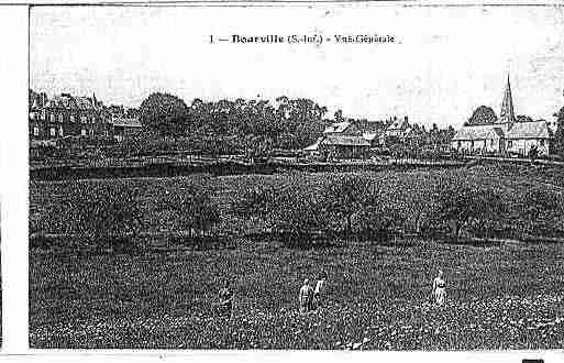 Ville de BOURVILLE Carte postale ancienne