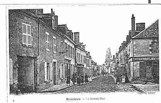 Ville de BRACIEUX Carte postale ancienne