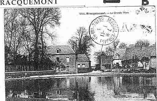 Ville de BRACQUEMONT Carte postale ancienne