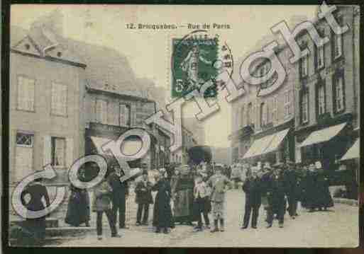 Ville de BRICQUEBEC Carte postale ancienne