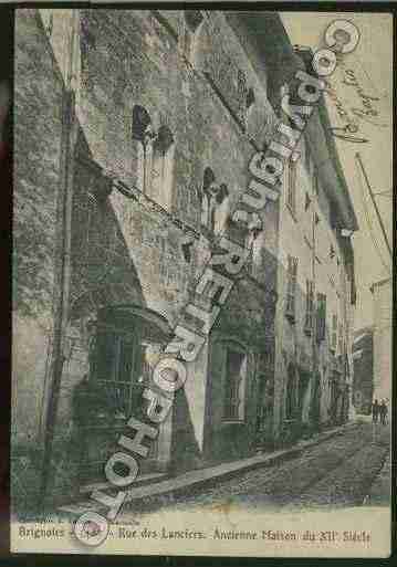 Ville de BRIGNOLES Carte postale ancienne