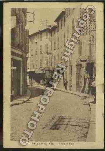 Ville de BRIGNOLES Carte postale ancienne