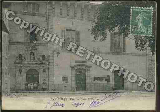 Ville de BRIGNOLES Carte postale ancienne