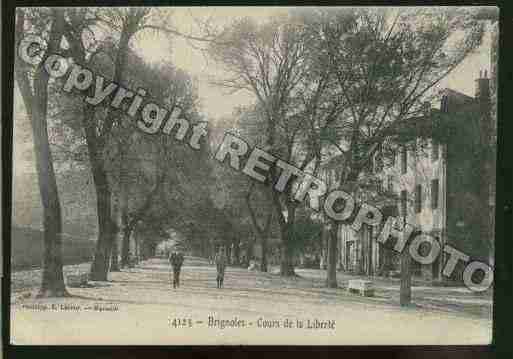 Ville de BRIGNOLES Carte postale ancienne