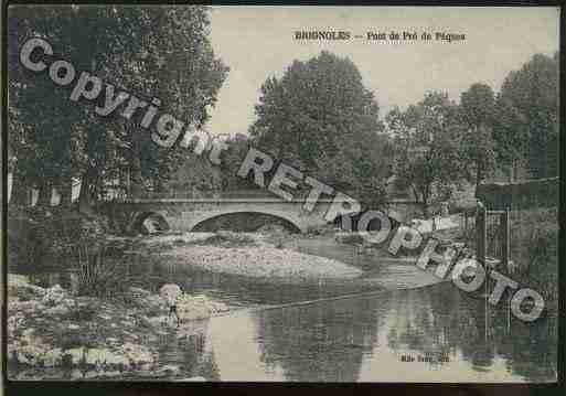 Ville de BRIGNOLES Carte postale ancienne