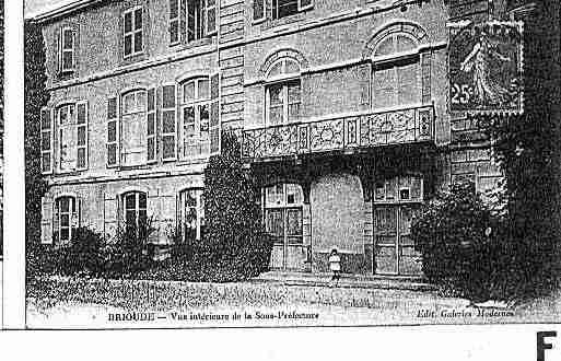 Ville de BRIOUDE Carte postale ancienne