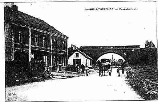 Ville de BULLYLESMINESGRENAY Carte postale ancienne