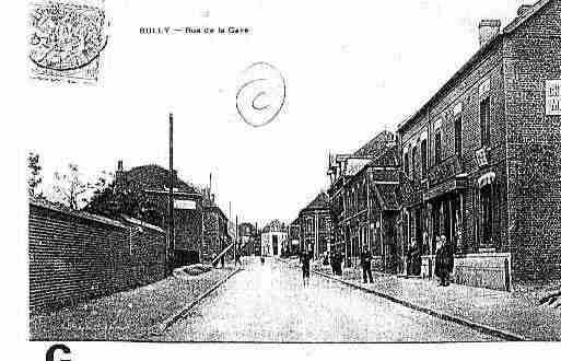 Ville de BULLYLESMINESGRENAY Carte postale ancienne