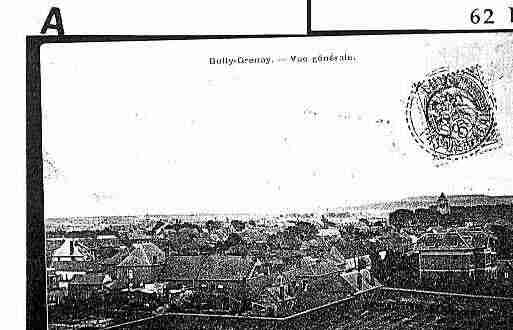 Ville de BULLYLESMINESGRENAY Carte postale ancienne