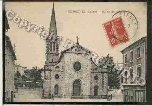 Ville de BUSSIERES Carte postale ancienne