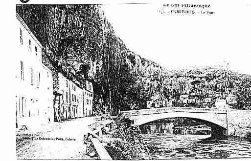 Ville de CABRERETS Carte postale ancienne