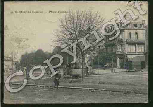 Ville de CARENTAN Carte postale ancienne