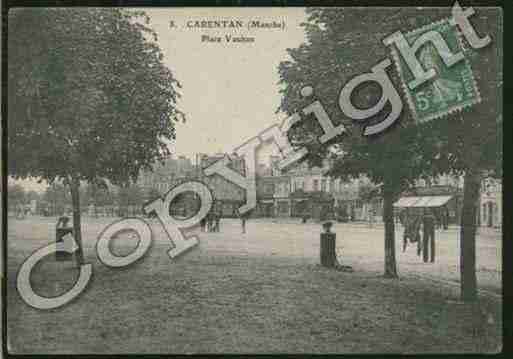 Ville de CARENTAN Carte postale ancienne