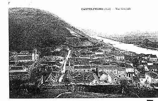 Ville de CASTELFRANC Carte postale ancienne