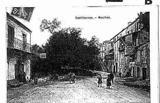 Ville de CASTILLONNES Carte postale ancienne