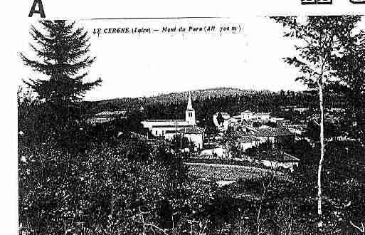 Ville de CERGNE(LE) Carte postale ancienne