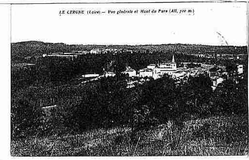 Ville de CERGNE(LE) Carte postale ancienne