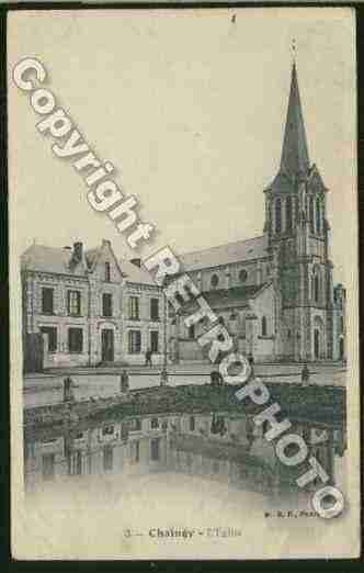 Ville de CHAINGY Carte postale ancienne