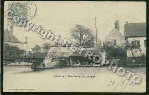 Ville de CHALETTESURLOING Carte postale ancienne