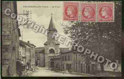 Ville de CHALMAZEL Carte postale ancienne