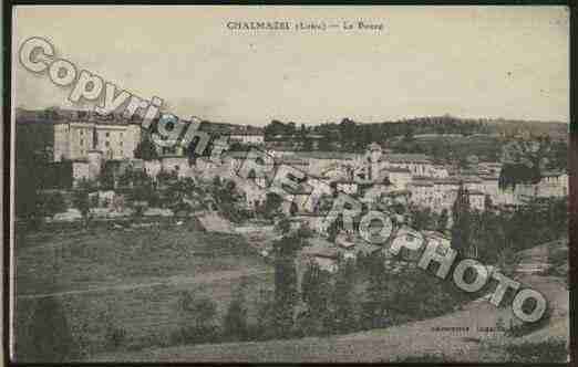 Ville de CHALMAZEL Carte postale ancienne