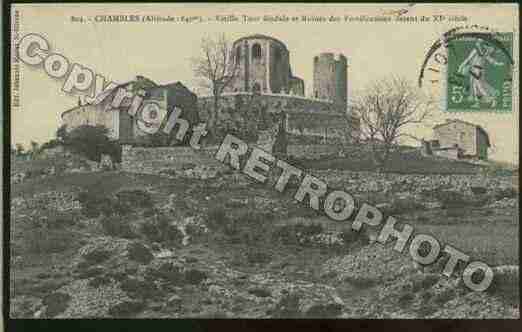 Ville de CHAMBLES Carte postale ancienne