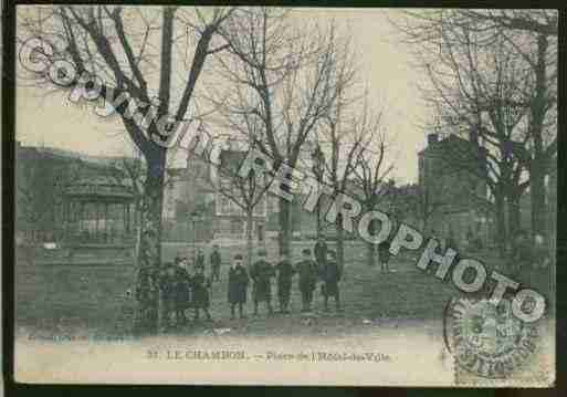 Ville de CHAMBONFEUGEROLLES(LE) Carte postale ancienne