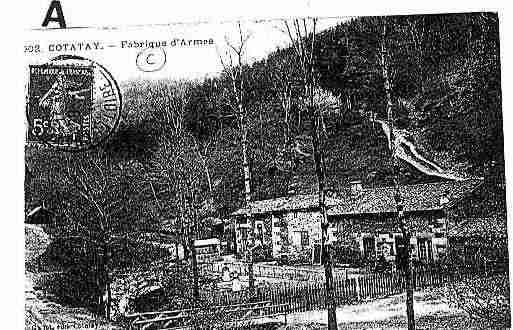 Ville de CHAMBONFEUGEROLLES(LE) Carte postale ancienne