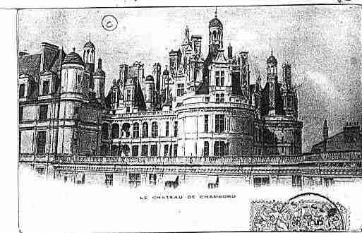 Ville de CHAMBORD Carte postale ancienne