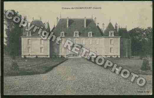 Ville de CHAMPOULET Carte postale ancienne