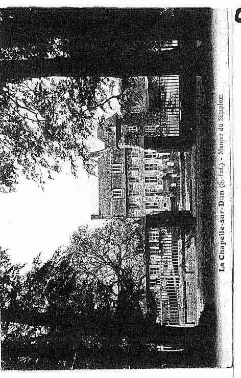 Ville de CHAPELLESURDUN(LA) Carte postale ancienne