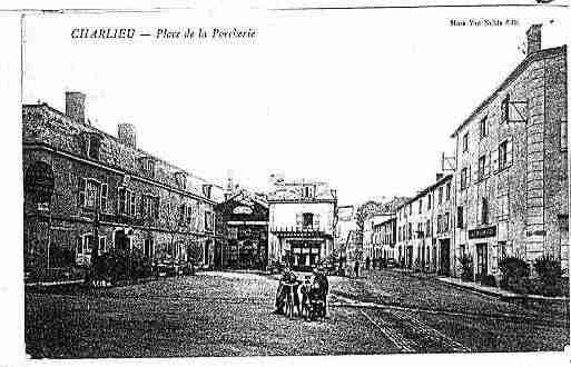 Ville de CHARLIEU Carte postale ancienne