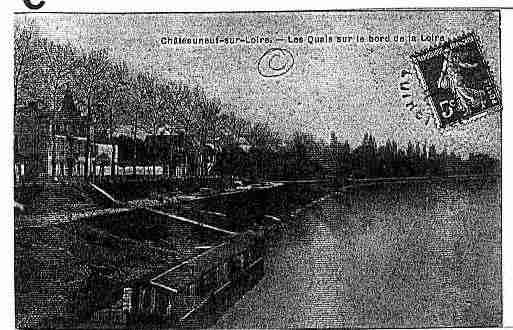 Ville de CHATEAUNEUFSURLOIRE Carte postale ancienne