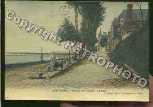 Ville de CHATEAUNEUFSURLOIRE Carte postale ancienne