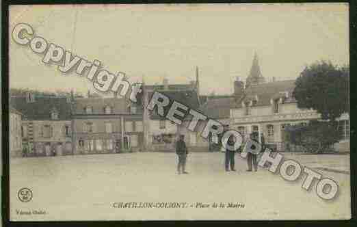 Ville de CHATILLONCOLIGNY Carte postale ancienne