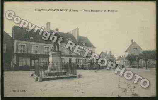 Ville de CHATILLONCOLIGNY Carte postale ancienne