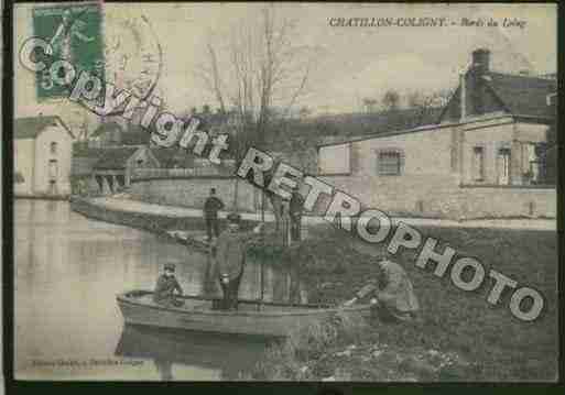 Ville de CHATILLONCOLIGNY Carte postale ancienne