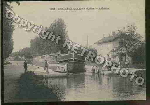 Ville de CHATILLONCOLIGNY Carte postale ancienne