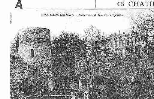 Ville de CHATILLONCOLIGNY Carte postale ancienne