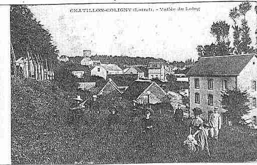 Ville de CHATILLONCOLIGNY Carte postale ancienne