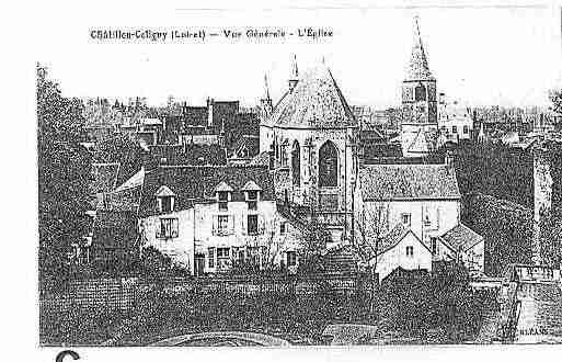 Ville de CHATILLONCOLIGNY Carte postale ancienne