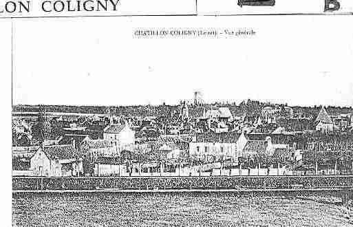 Ville de CHATILLONCOLIGNY Carte postale ancienne